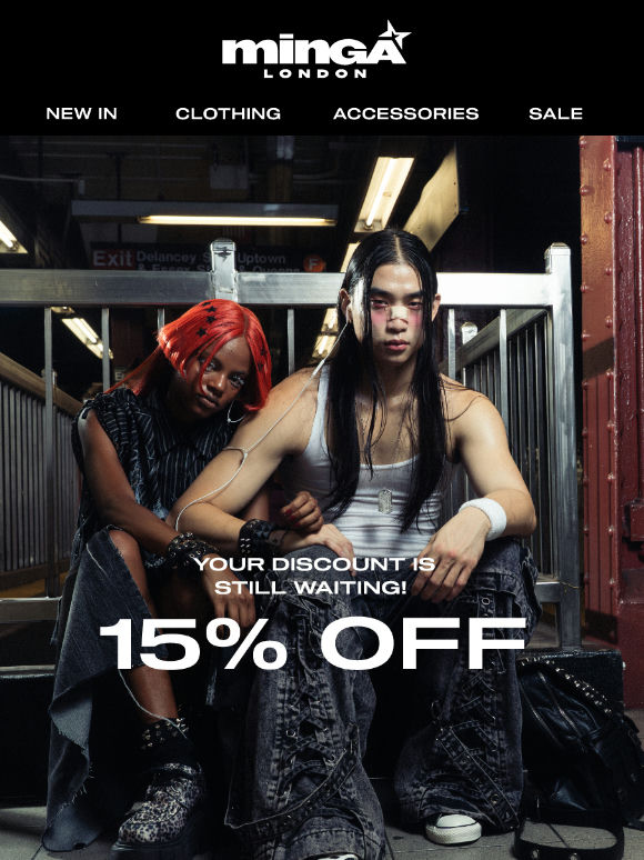 LAST CHANCE FOR 15% OFF 😢