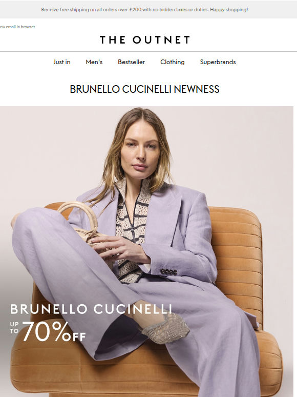 SPOTLIGHT ON: NEWNESS from Brunello Cucinelli