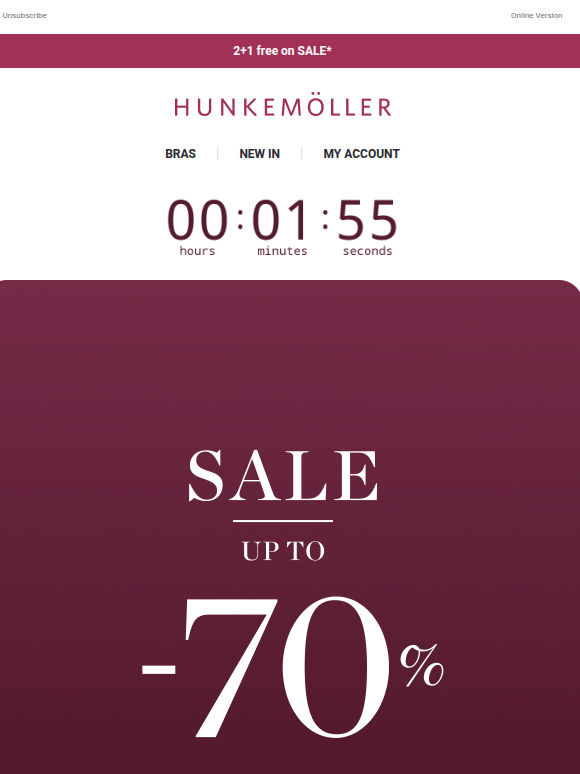 Sale ends soon | Up to 70% off*