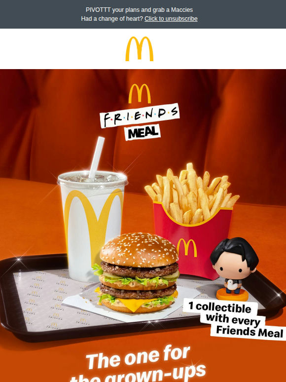 The Friends Meal is available NOW