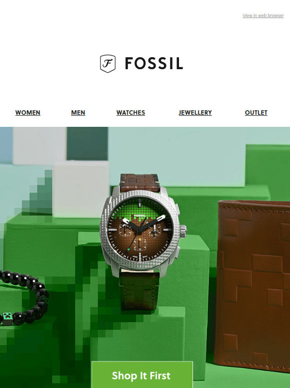 🎮 Minecraft x Fossil: Early Access Unlocked