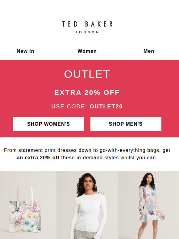 Best of Outlet – Extra 20% Off