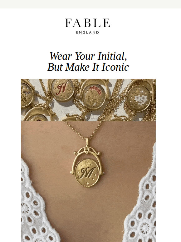 Your Initial, With a Secret 🤍