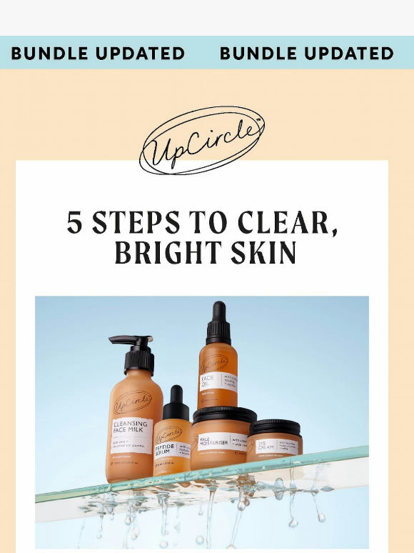 Here's the perfect 5-step routine, UpCircler 🤏