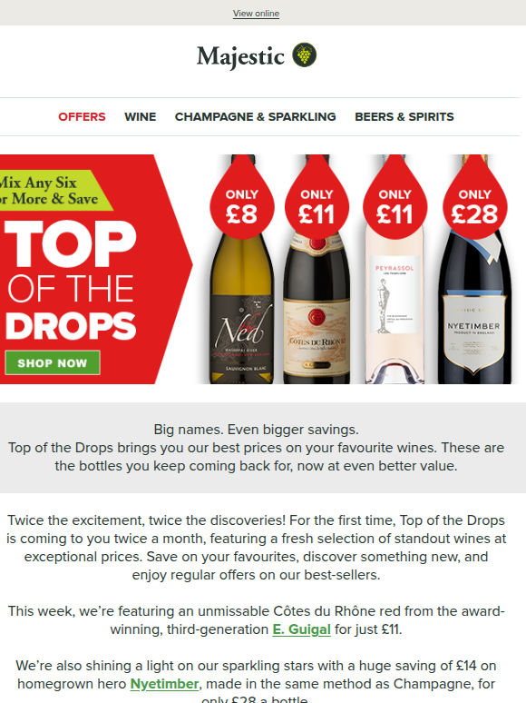 NEW Top of the Drops!