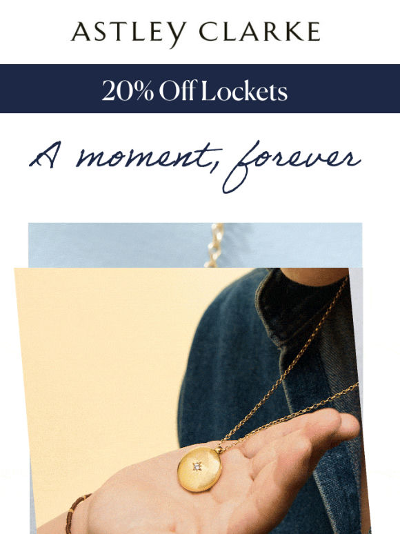 20% Off Lockets They’ll Love