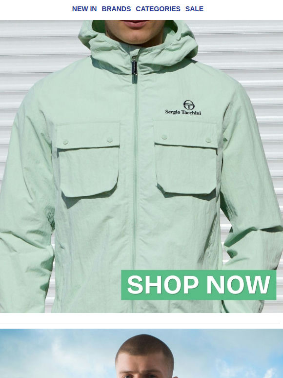It Doesn't Get Better than this - the Sergio Tacchini Terrace Jacket in Mint Green