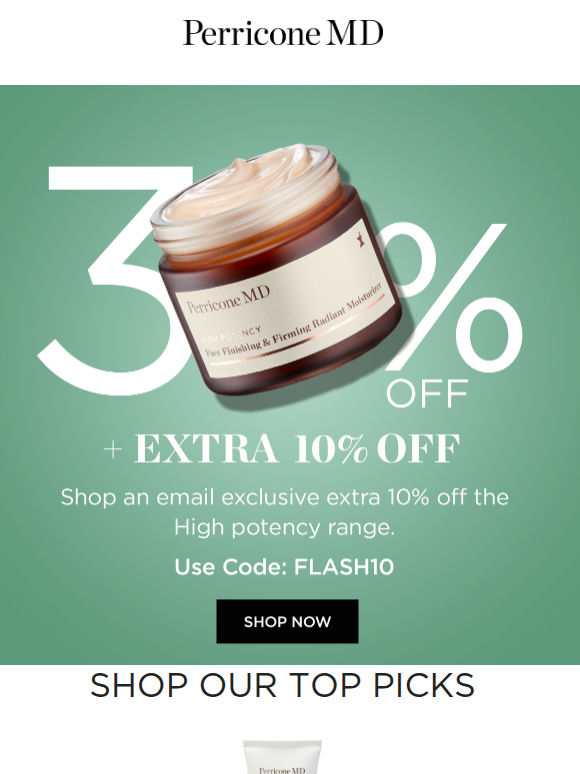24 HOURS ONLY: Extra 10% off the High Potency range