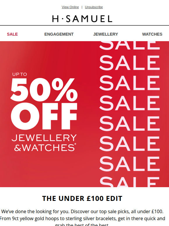 Sale picks under £100?