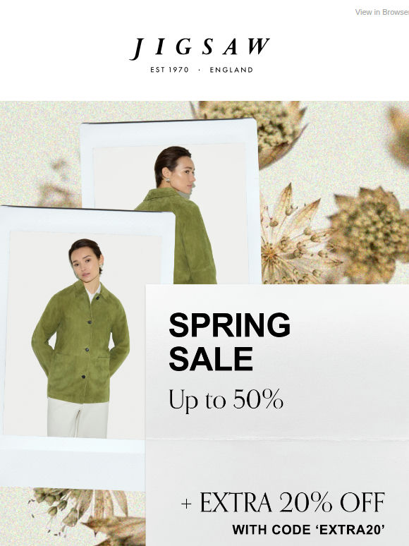 50% + extra 20% | The Best of Sale