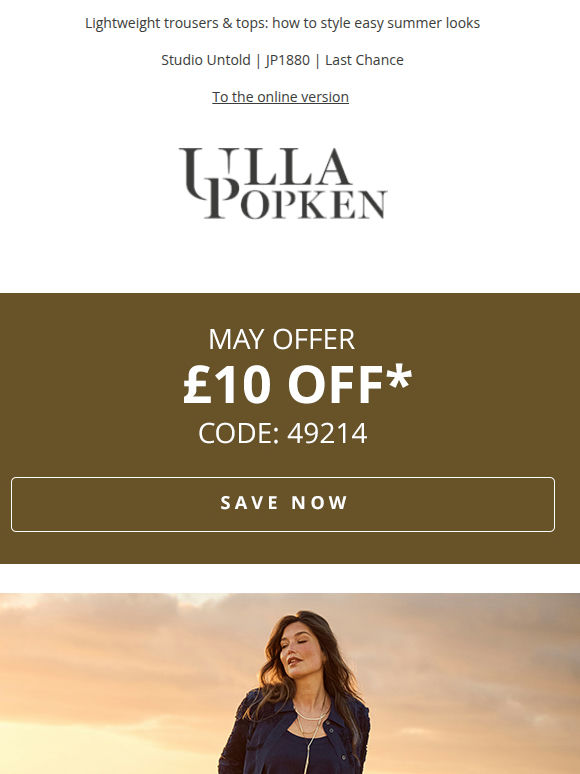 💥 Countdown is on 💥 £10 off today only!