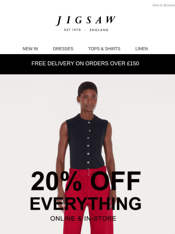 LAST CHANCE: 20% off sitewide