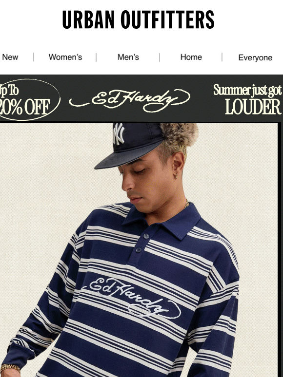 Ed Hardy online exclusives now up to 20% OFF 🔊