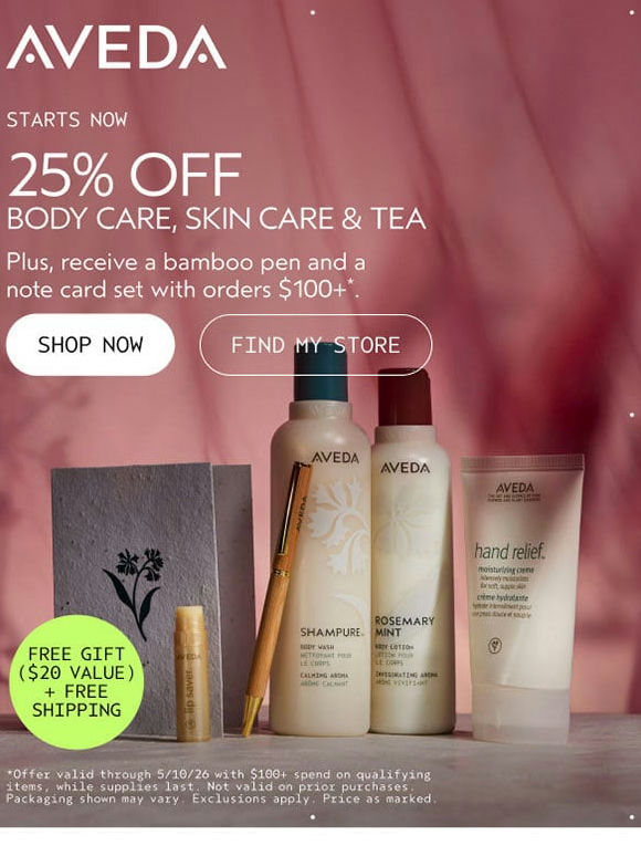 Perfect gifts for mom (or yourself!) 25% off