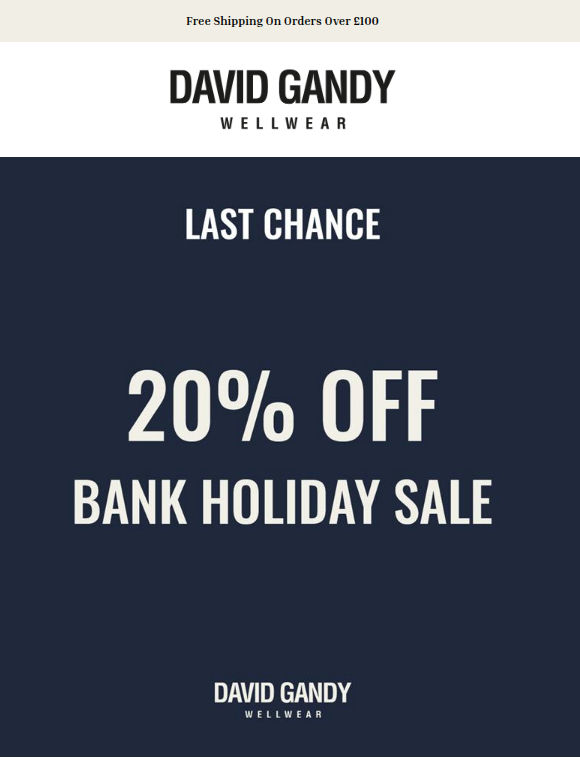 Last Chance: 20% Off
