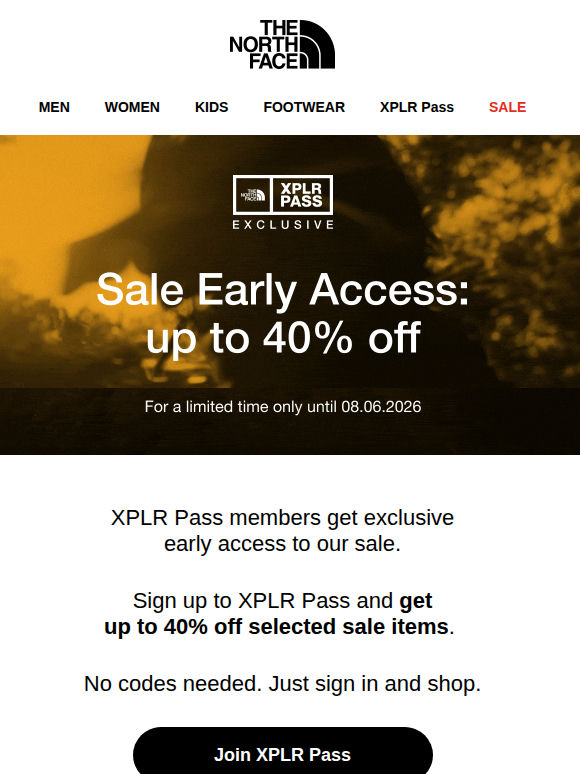 Sale Early Access up to 40% off!