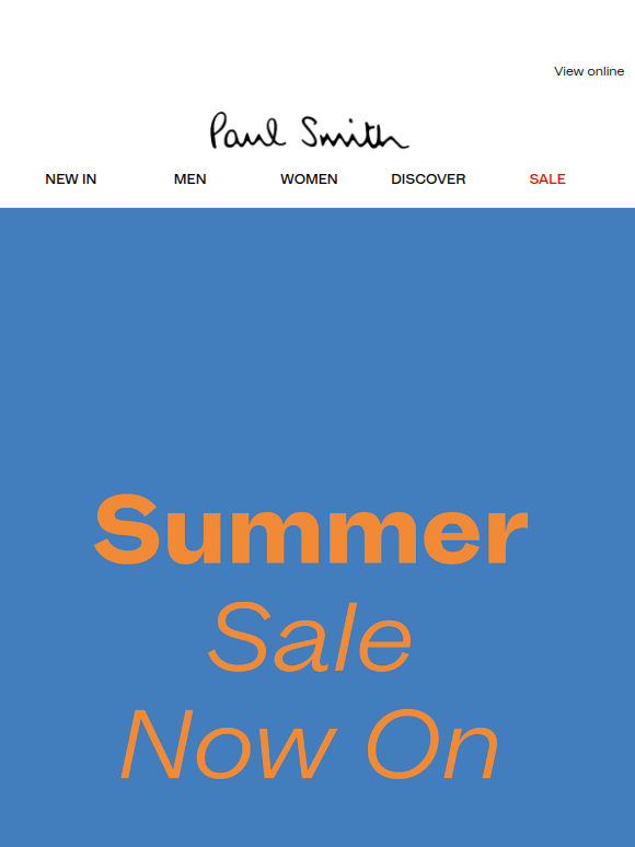 Don't miss out: Summer Sale Now On