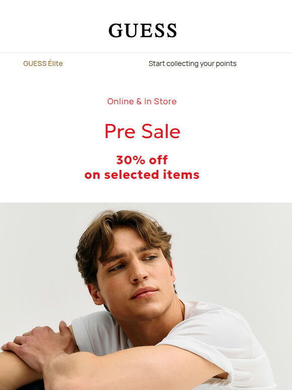 Pre Sale -30% | Access the sale first