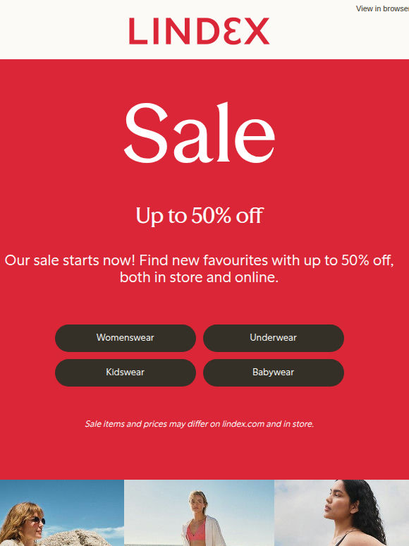Our sale starts now 🎉