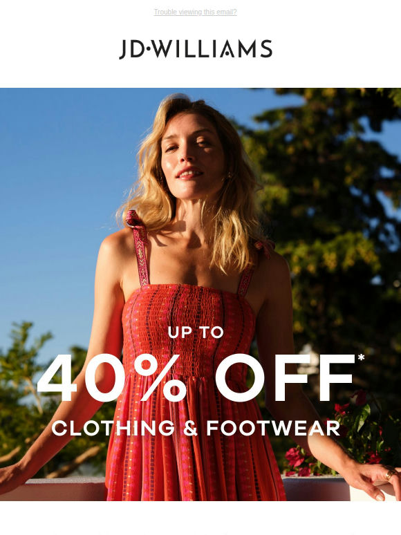Rain or shine, save up to 40% ☀️☔