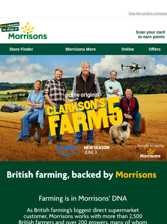 Clarkson's Farm 5 brought to you by Morrisons 🚜