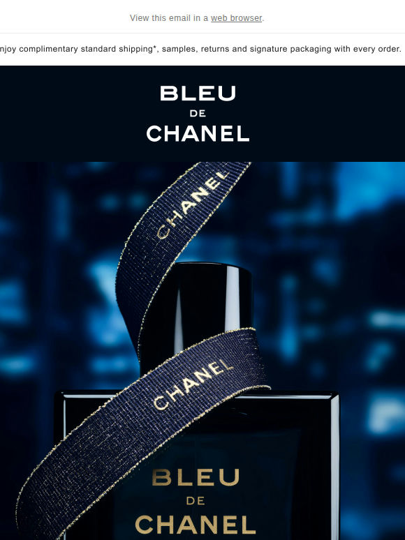 Give the gift of BLEU DE CHANEL