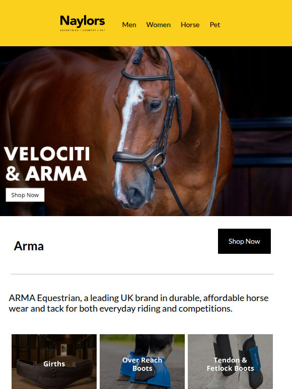 Upgrade Your Tack | Discover Arma & Velociti