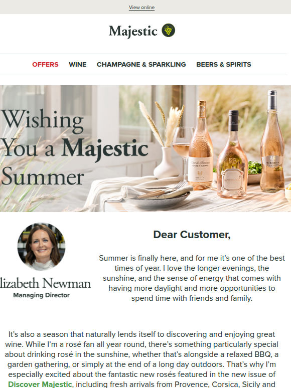 A note from our Managing Director