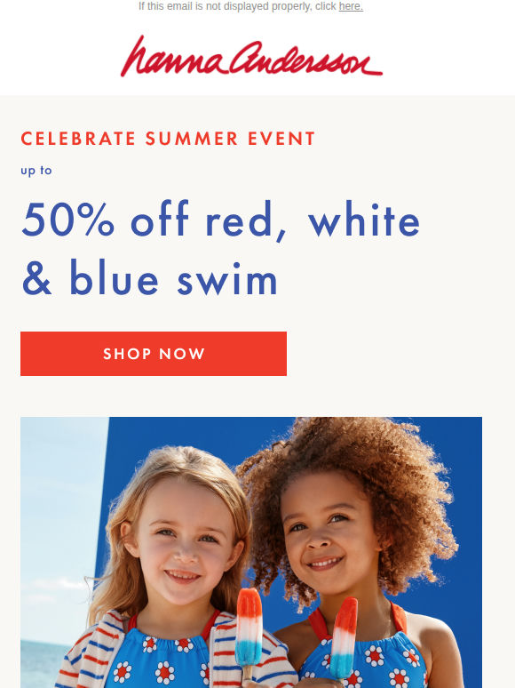 Summer Swim Up to 50% Off 💦