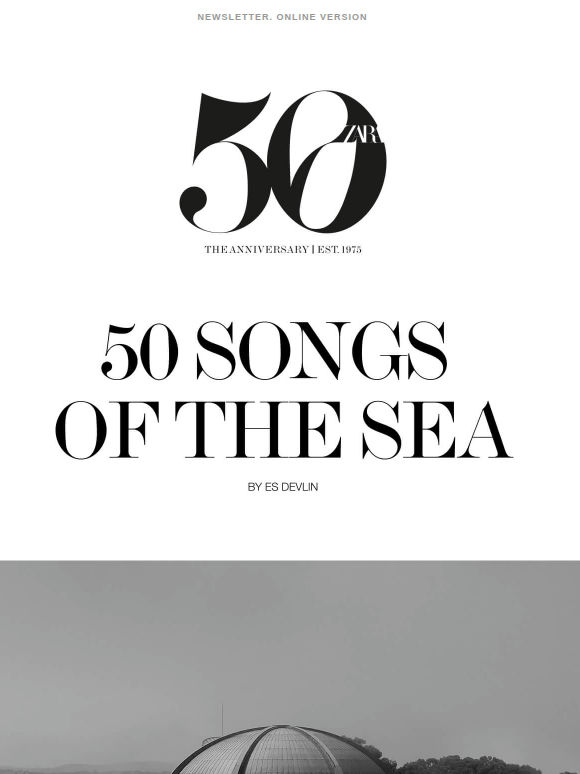 50 SONGS OF THE SEA | A kinetic installation in A Coruña, created by artist Es Devlin