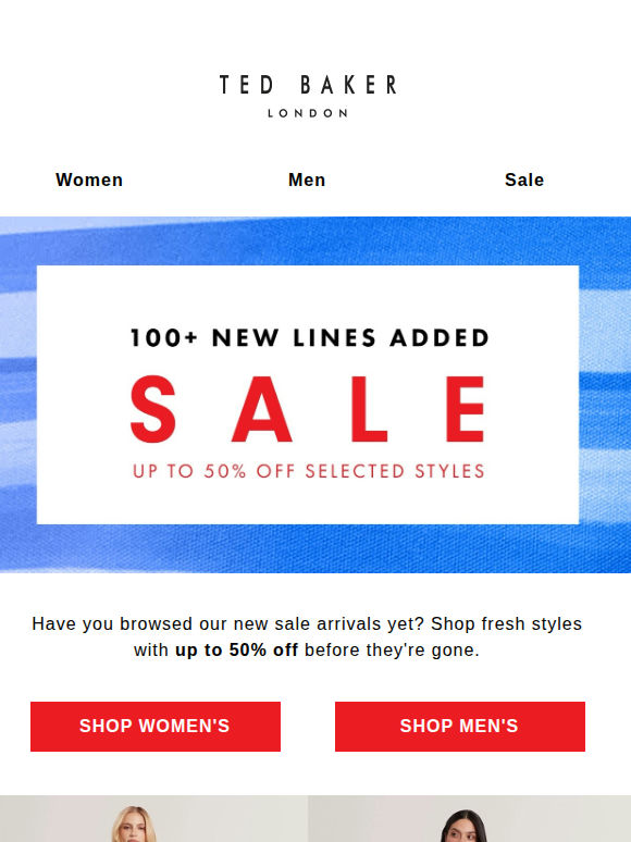 Don't Miss 100+ New Sale Lines Added