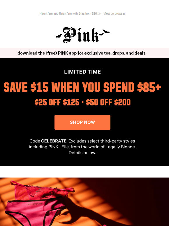 Don’t Ghost 10/$40 Panties, Boo 👻