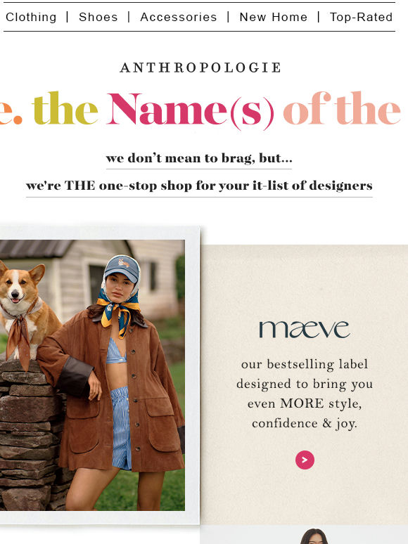And now, for some name-dropping...