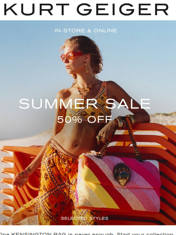 Summer Sale | 50% Off Selected Kensington Bags