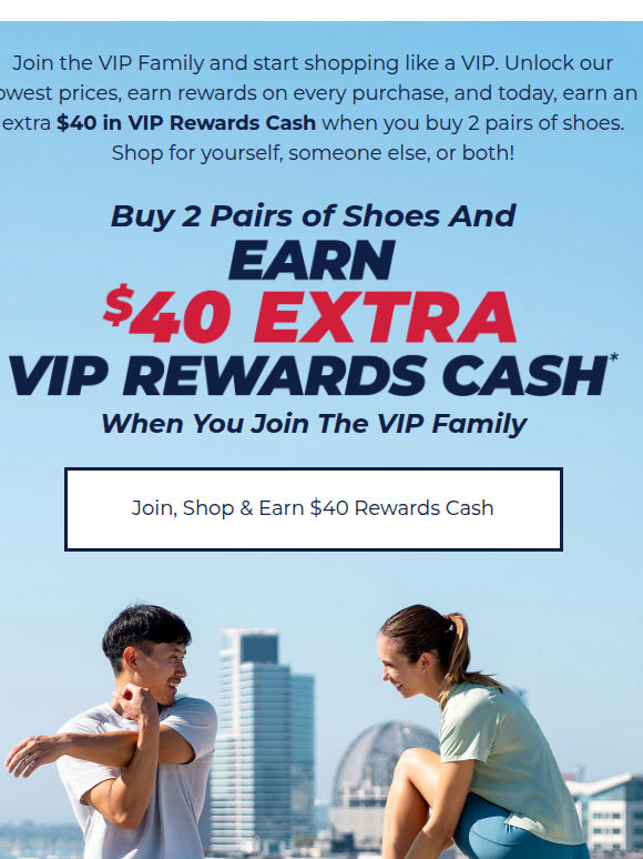 🎆 Want $40 in Rewards Cash? Join VIP Today