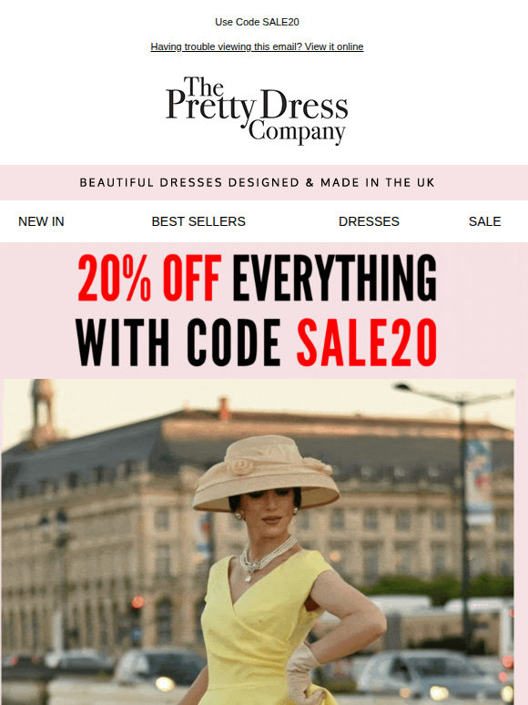 20% Off Everything including Sale
