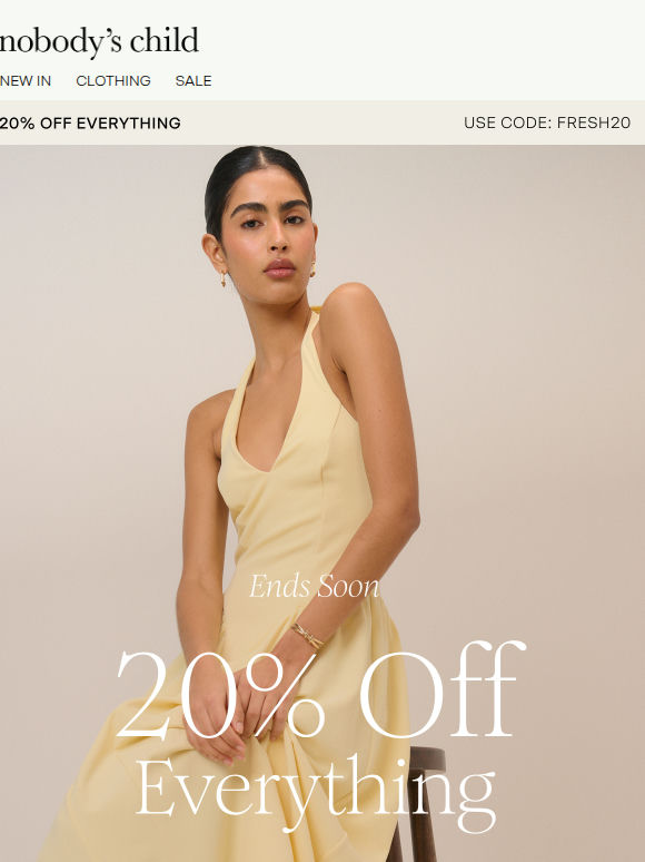 20% off our most-loved styles