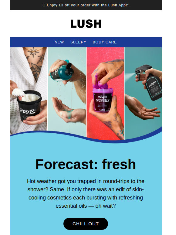 Cooling shower?