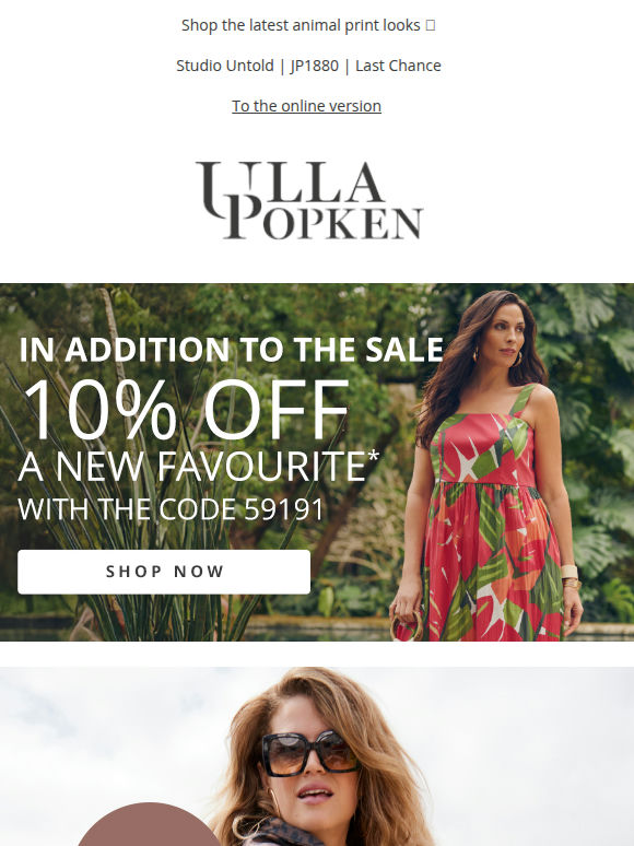Today only! 10% OFF your favourite style 💙