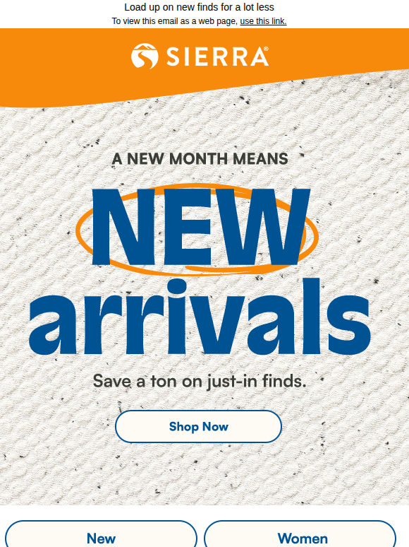 Just in: New arrivals