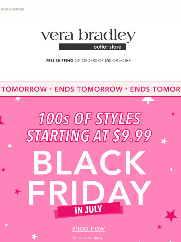 Black Friday in July ends soon!