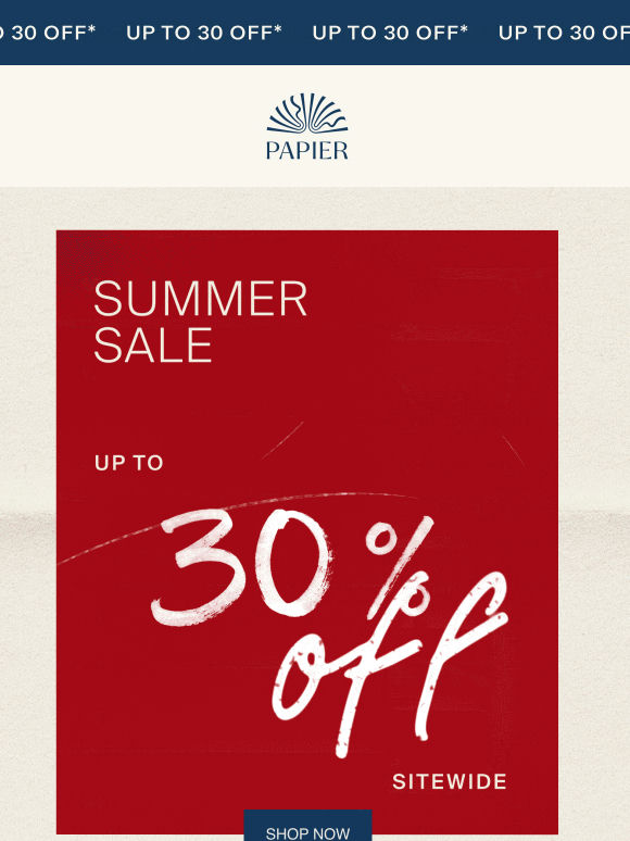 SUMMER SALE