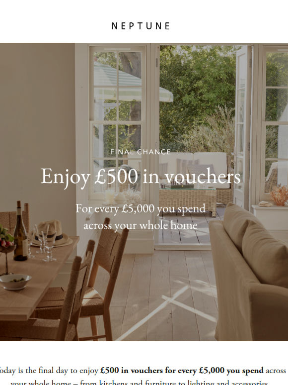 Offer ends today