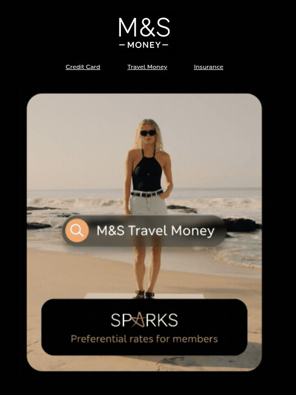 Get a £5 M&S voucher with your travel money