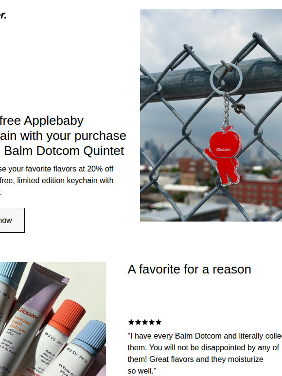Don't forget your free Applebaby Keychain