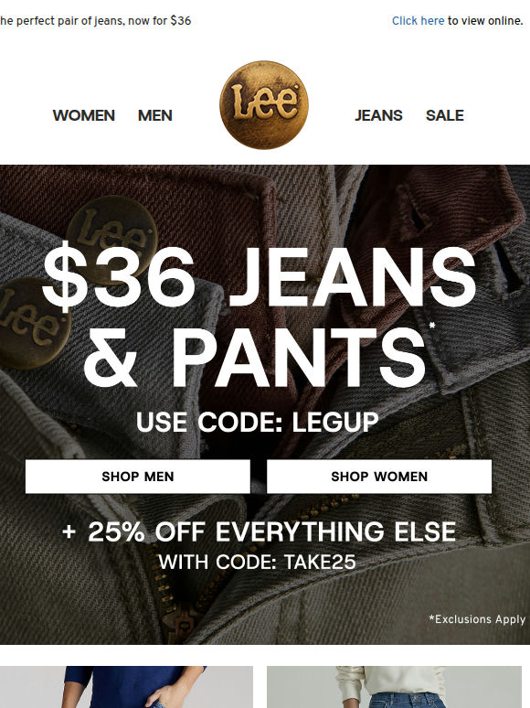 Jeans for less