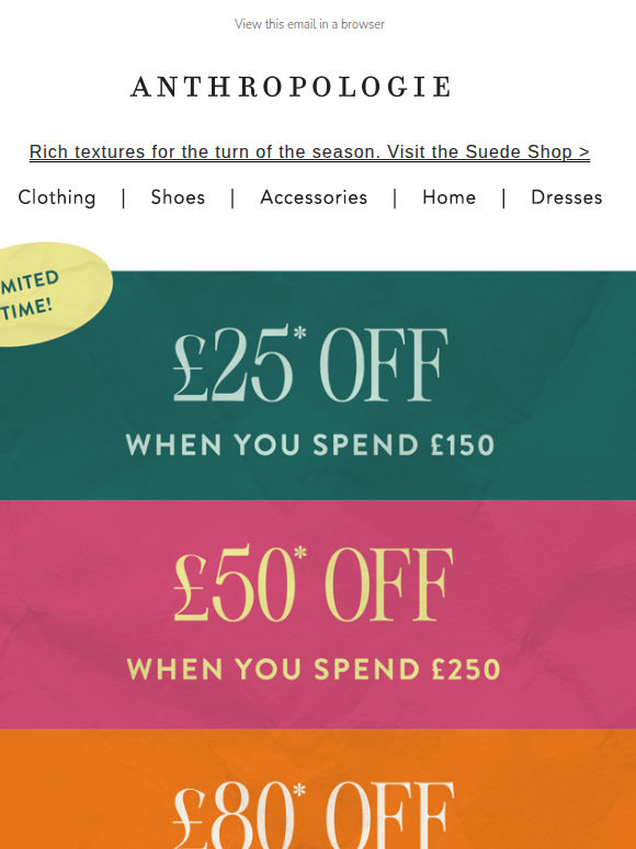 Psst... get up to £80 off your basket