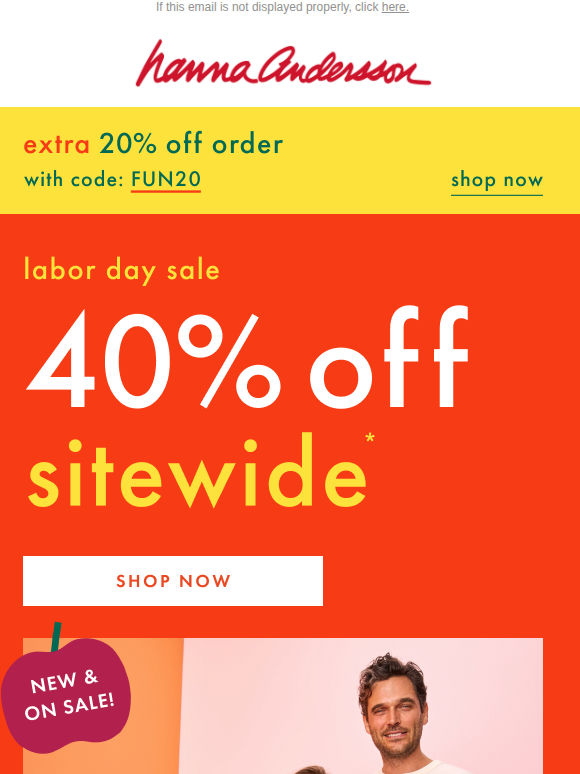 40% Off + EXTRA 20% Off ORDER  | Yes, Please!