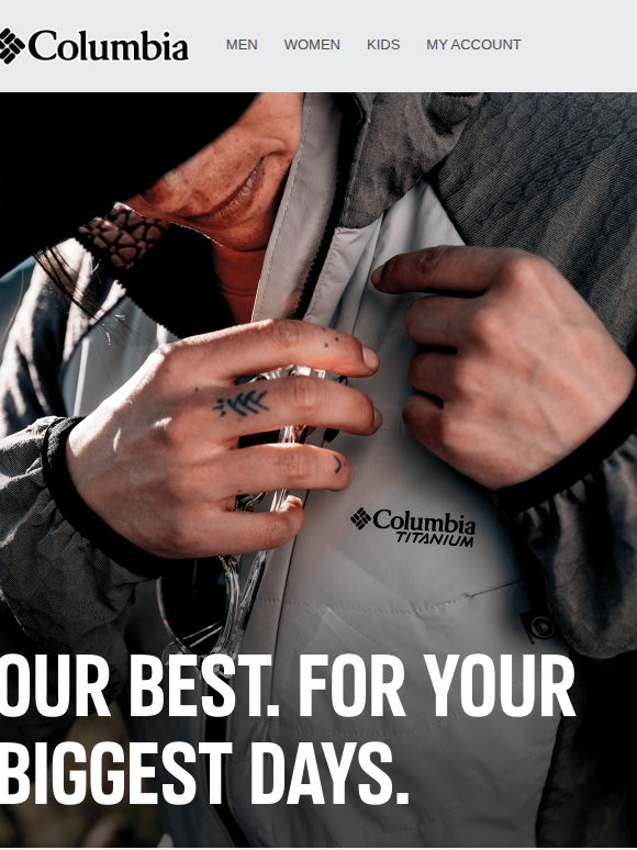 Titanium gear for your biggest days.