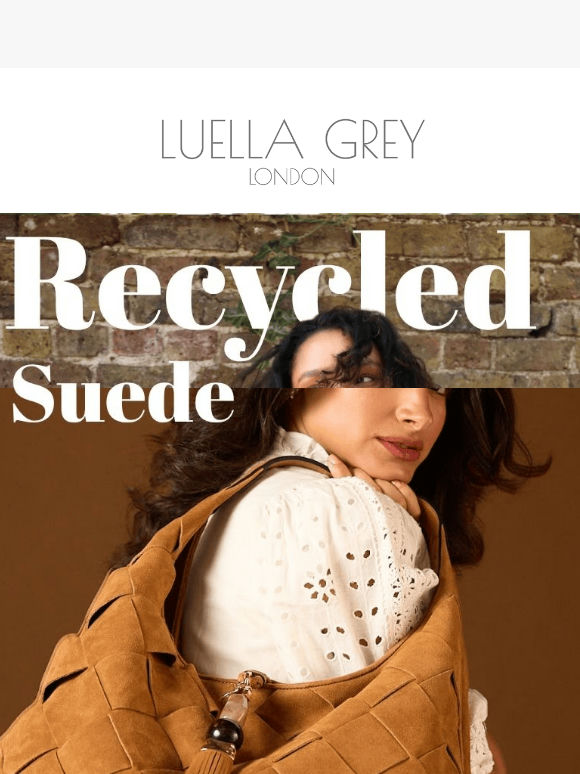 Meet Our Recycled Suede Collection
